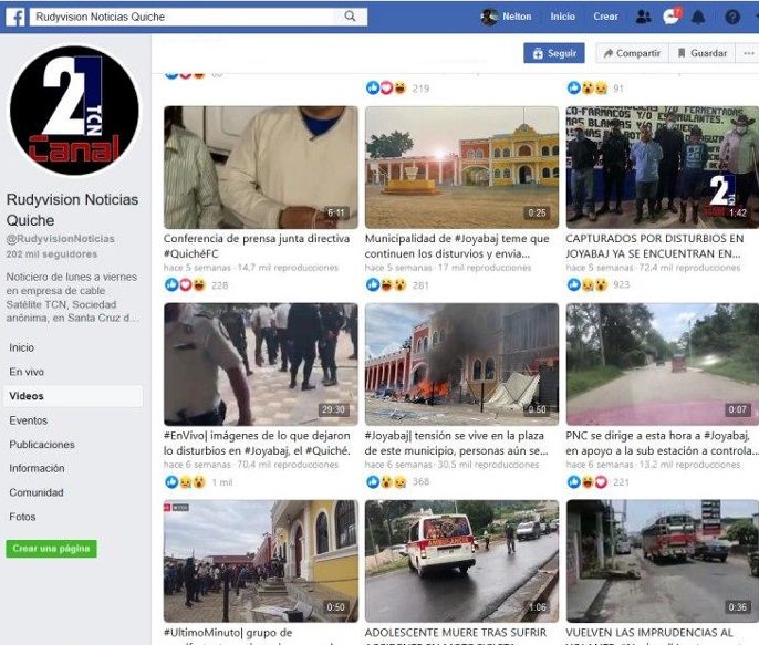  Material publicado por Rudyvision Noticias Quiche el 24 de agosto 2020. 